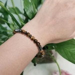 Bracelet Alphanumeric Natural Stone Lovers