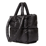 Simple Autumn And Winter Down Stitching Large Capacity Women's Tote Soft Bag