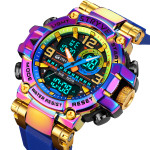 New Sports Colorful Luminous Electronic Waterproof Watch Multifunctional Student Watch