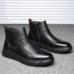 Men's Martin boots plus velvet snow boots