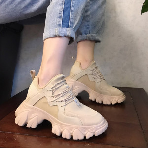 Cloth straps platform shoes casual shoes