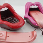 Telephone Sexy Red Lip Phone Fashion Big Mouth Phone Red Lip Love Phone