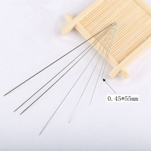 Bead Threading Needle DIY Small Hole Fine Long Needle Ring Threading Tools