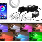 Car Ambient Light 64 Color Cold Light Color Changing Light Guide