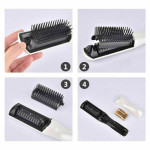 Electric Laser Infrared Anti Hair Loss Comb Vibration Scalp Massager Hair Brush Hair Scalp Massage Comb Hairbrush Bristle Nylon Women Wet Dry Curly Detangle Hair Brush Salon Hairdressing