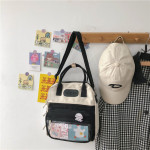 Women's Large-capacity Canvas Bag Cute Multi-purpose Shoulders