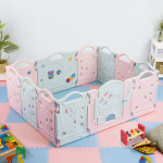 DreamHouse Kiddie Activity Centre Playpen Home Baby Safety Playards (Elephant Style)