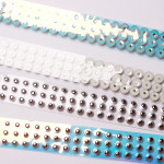 Diamond Pearl Transparent PVC Symphony Laser Belt