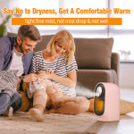 Space Heater, Portable Electric Heater With Humidifier Function, Ceramic Room Small Heater, For Office Desk Bedroom Indoor. Prohibited For Sale On Amazon