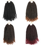 TOMO Pre-twisted Passion Twist Crochet African Dirty Braids Crochet Hair