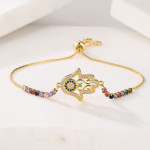 European And American Fashion Copper Plated Bracelet Female