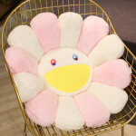 Cotton Plush Sunflower Pillow