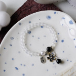 Women's Fashion Pearl And Crystal Beaded Bracelet