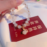 High Beauty And White Student's Best Friend Bracelet For Women