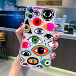 Large Eye Skin Feeling Scrub All Inclusive Mobile Phone Case