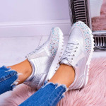 Single shoes casual rhinestone fashion foreign trade plus size ladies sports running shoes