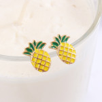 Fashion Sterling Silver Pineapple Earrings