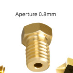 3D Printer E3D Nozzle Smooth Brass Nozzle M6 Threaded Brass Parts