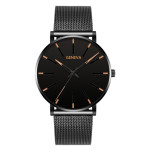 Stainless Steel Mesh Band Business Quartz Watch