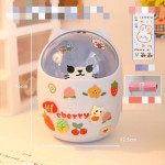 Desktop Trash Can Desk Organizer Bucket Office Mini Bear Trash Can