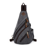 Men's Chest Bag Retro Canvas One Shoulder