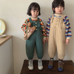 Children's New Cotton Padded Suspenders Thickened For Warmth