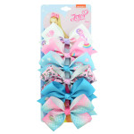 Children's Hairpin Baby Headdress With Bow 6 Colors One Card