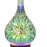 3D Glass Aroma Diffuser Colorful Lamp Humidifier Night Light