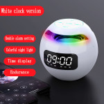 Clock Colorful Bluetooth Speaker Mini Portable