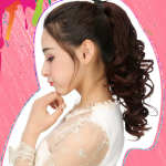 Short Hair Ponytail Wig Girl Braid And Tie