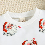 Boys' Fashion Long-sleeved Round Neck Printed Sweater