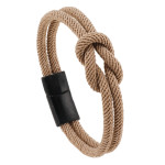 Vintage Milan Rope Magnetic Buckle Men's Bracelet