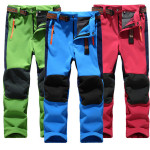 Soft shell pants children's trousers ski pants