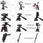 Multi Functional Tripod For Mobile Live Broadcast