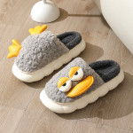 Autumn And Winter Warm Thick Soled Indoor Slippers For Home