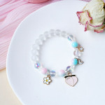 Women's Fashion Temperament Cute Cat Crystal Beads String