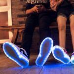 2021 New Men's And Women's Colorful Flashing Shoes