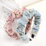 Sweet Girl Fashion Simple Pleated Chiffon Hair Band