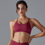 European And American Seamless Knitted Yoga Bra Quick-drying Tight