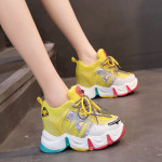 Platform Platform Sports Inner Heightening Rainbow Shoes