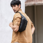 First Layer Cowhide Casual Messenger Bag Work Clothes One Shoulder