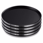 Neewer 4 Pieces 58MM Infrared Filters: IR720, IR760, IR850, IR950 with Pouch