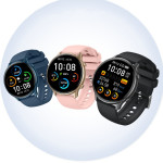 Smart Sports Watch Round Full Touch Screen Heart Rate Sleep Health Monitor IP68 Waterproof