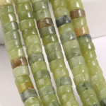 Jade Crystal Right Angle Wafer Scattered Beads