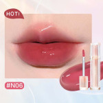 Iced Tea Mirror Lip Glaze Mirror Water Gloss Lip Gloss Glass Jelly Lip Brown Lipstick