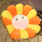 Cotton Plush Sunflower Pillow