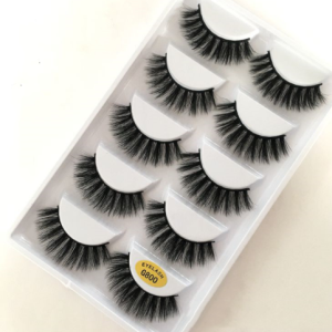 Five Pairs Of 3D False Eyelashes G800 Thick Mink False Eyelashes