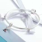 Sterling Silver Charm Spot DIY Beaded Ladies Bracelet