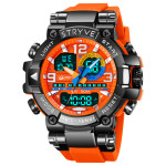 New Sports Colorful Luminous Electronic Waterproof Watch Multifunctional Student Watch