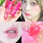 Moisturizing Color Temperature Lipstick Cute Girl Doodle Lip